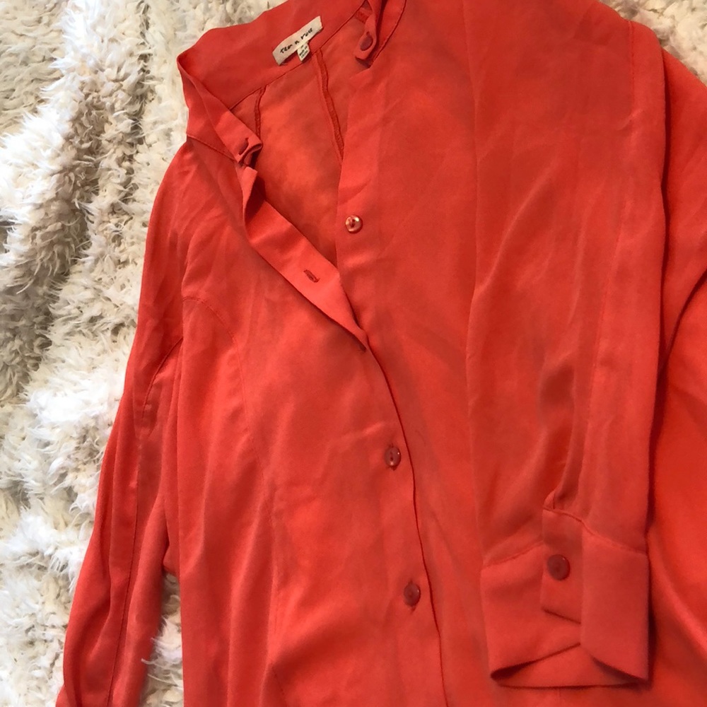 Pink Button Down Top - Picture 5 of 5